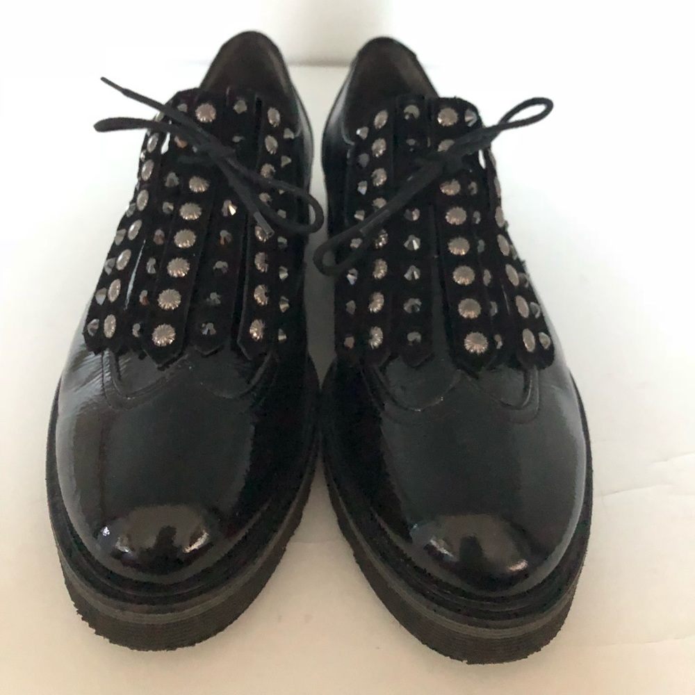 Park green loafers